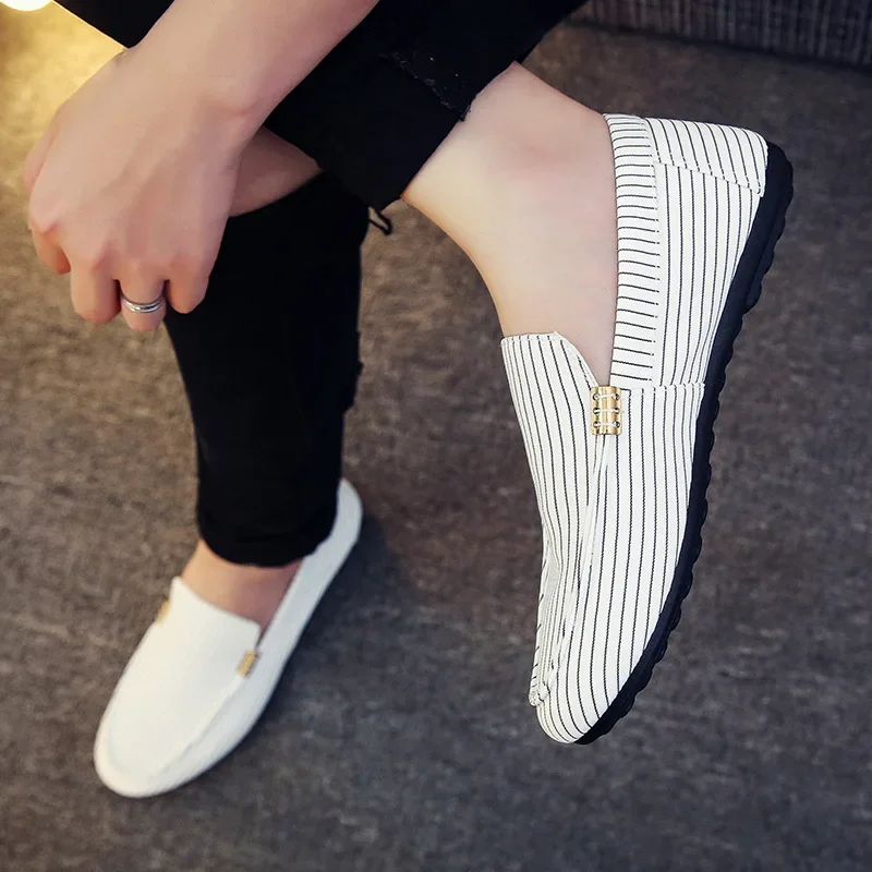 Heren Casual Schoenen Luxe Merk Slip-On Loafers Voor Heren Zacht Rijden Mocassins Hoge Kwaliteit Flats Heren Wandelschoenen Mocassins