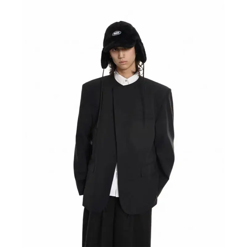 

Новый мужской костюм в китайском стиле с круглым вырезом: для официальных мероприятий, уличной моды, свадеб, банкетов, повседневной и городской носки, теплый и дышащий