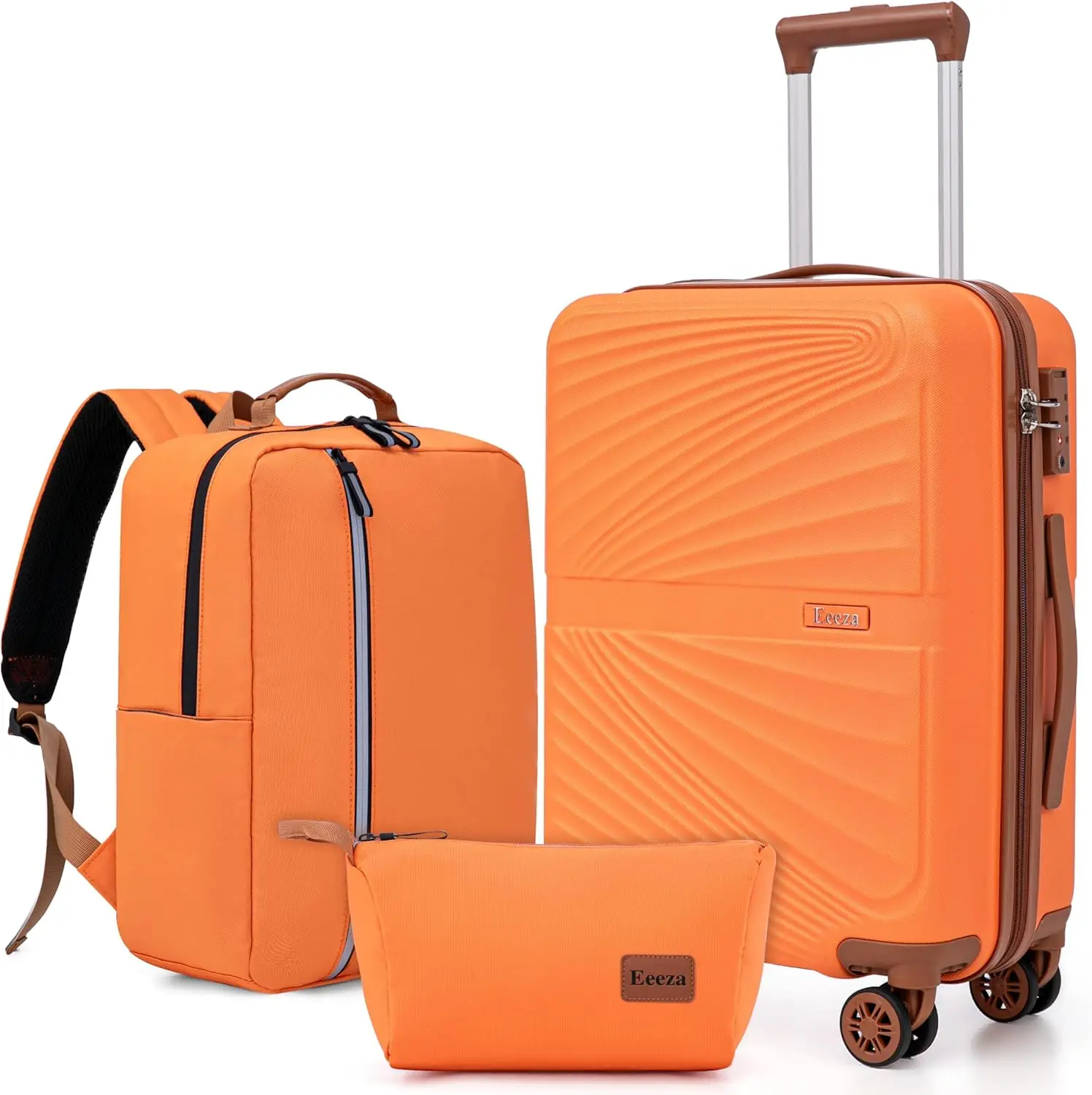 

Airline Approved Carry On Luggage Set 3 Piece with TSA Lock, ABS Hard Case Spinner Wheels, 20 Inch Suitcases for Travel