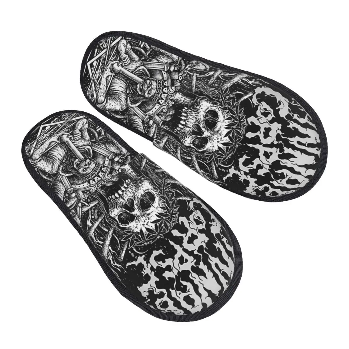 

Изготовленные на заказ классические гостевые тапочки C-Cannibals C-Corpses Rock Brand для отелей, женские домашние тапочки