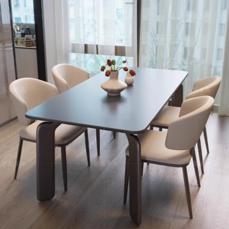 Modern Lounge Dining Table Center Conference Desk Wood Dining Table Salon Study Nordic Living Room Muebles Kitchen Furniture