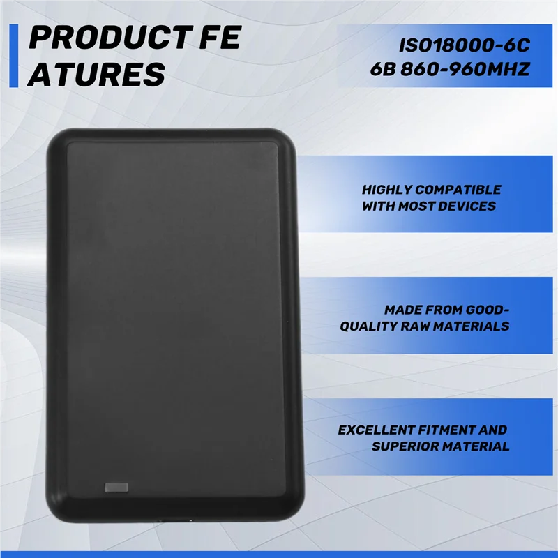 BNVN-USB UHF قارئ العلامات ISO18000-6C 6B 860-960Mhz قراءة الكاتب HID-USB إخراج COM افتراضي قابل للتعديل