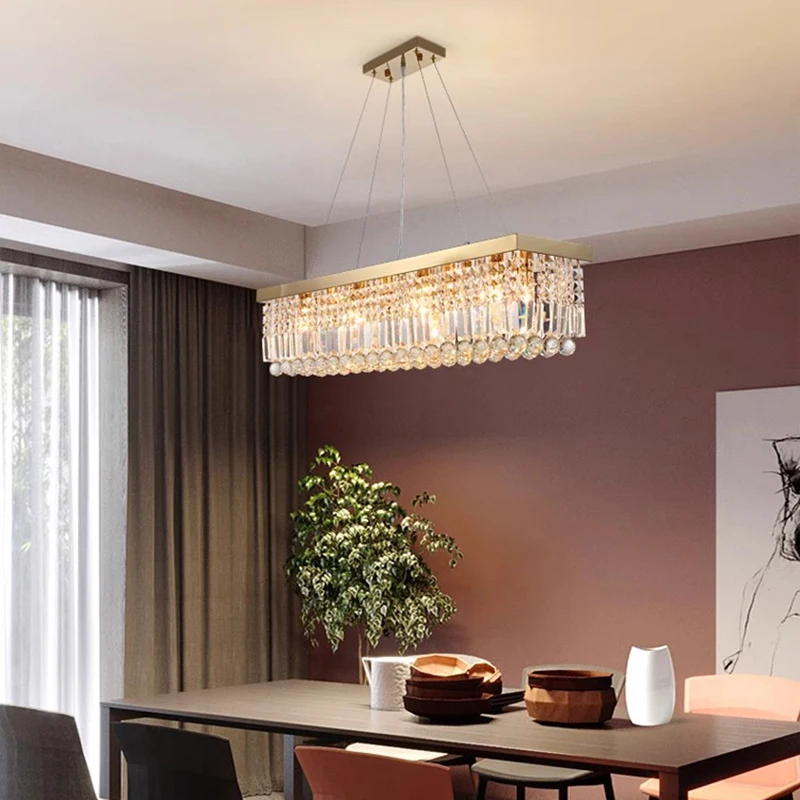 

home decorationPendant lights, luxury crystal living room chandelier, dining room Pendant lamp, ceiling light, indoor lighting