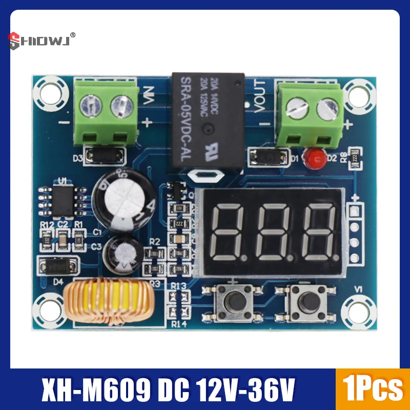 XH-M609 DC 12V-36V Charger Module Voltage OverDischarge Battery Protection Precise Undervoltage Board