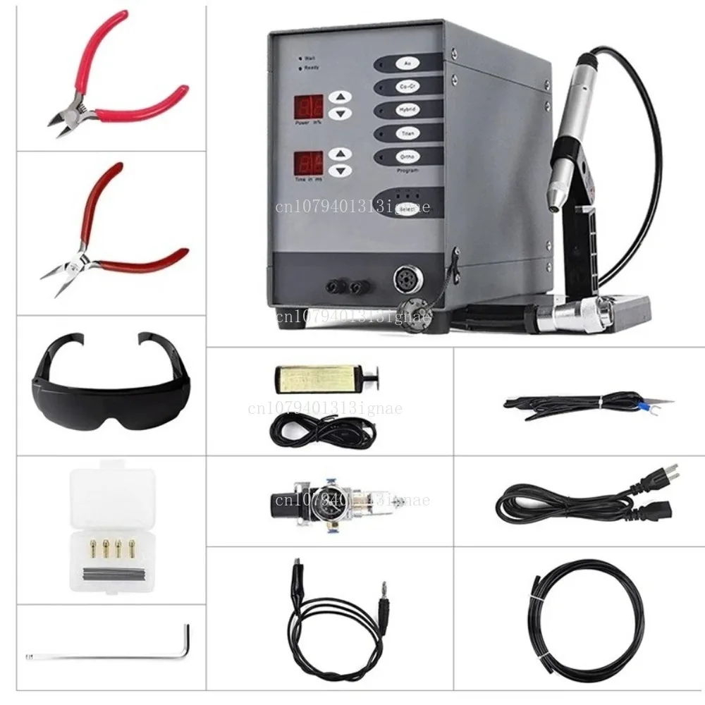 CNC spot welding machine 100W Automatic CNC Pulse Argon Arc Tig Jewelry Spot Soldering Machine,110/220V