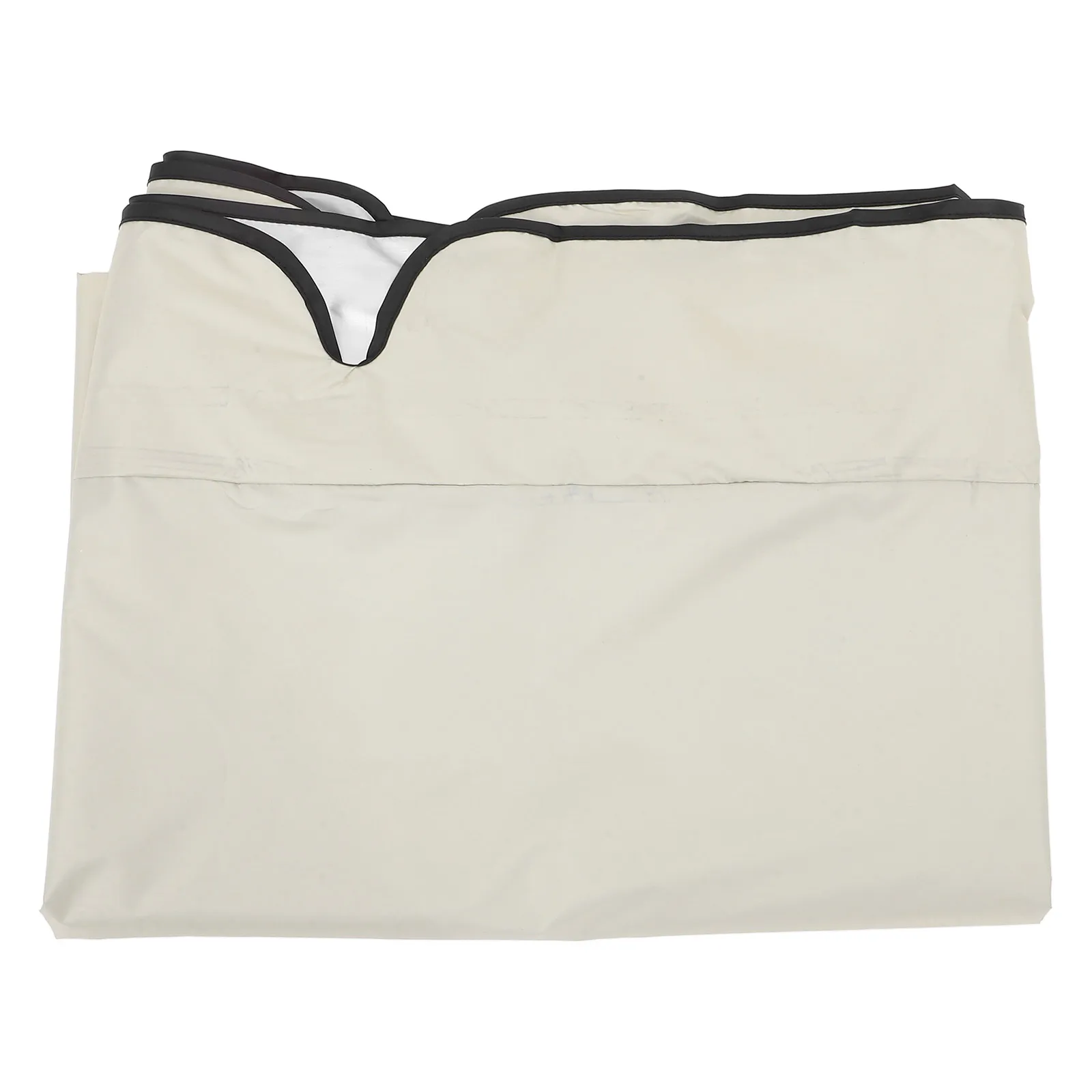 

Outdoor Swing Canopy Cover Replacement Sun Visor Waterproof Beige 190T Durable Material Easy Installation Patio Garden Rainproof