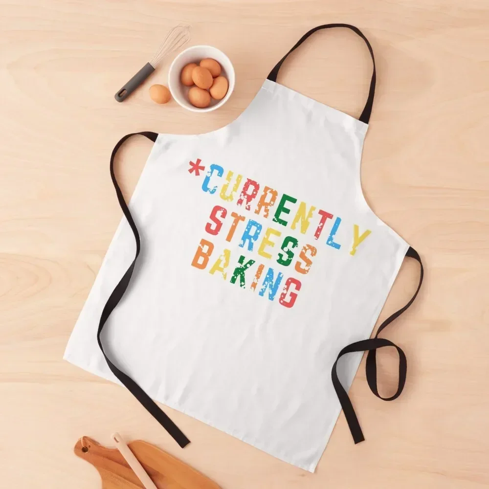 Currently Stress Baking distressed look Apron Novelties Kitchen And Home cookings for women Things For Home And Kitchen Apron