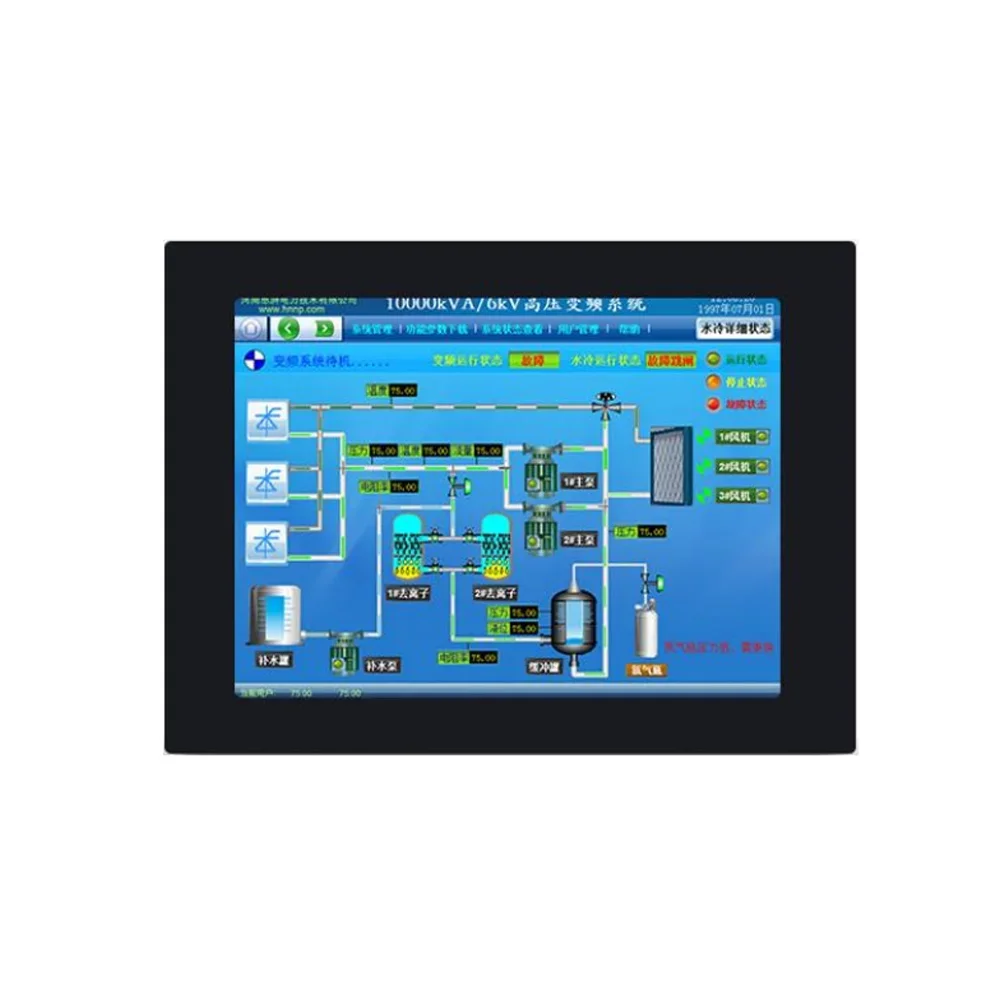 

Custom 19 Inch XGA TFT LCD Resistive Touch Screen Compact Fanless Design Industrial Panel PC