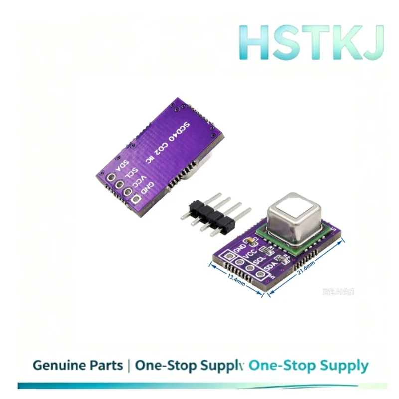 SCD40 SCD41 gas sensor module detects CO2, carbon dioxide, temperature and humidity through two in one I2C communication