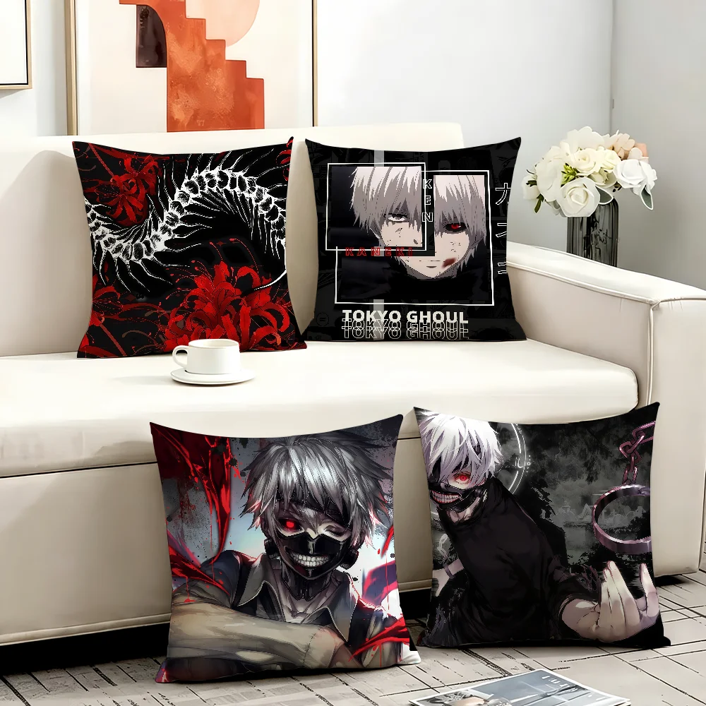 Comic T-Tokyo G-Ghoul cushion cover Anti-dustmite Sofa Cushion Decorative Office Cover Lounge Area Indoor & Outdoor Use