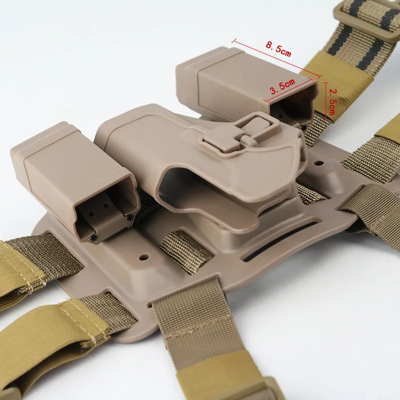 Quick Pull Leg Cover Tactical G17 Handgun Holster Waist Hanging M9 1911 Leggings Quick Pull Cover