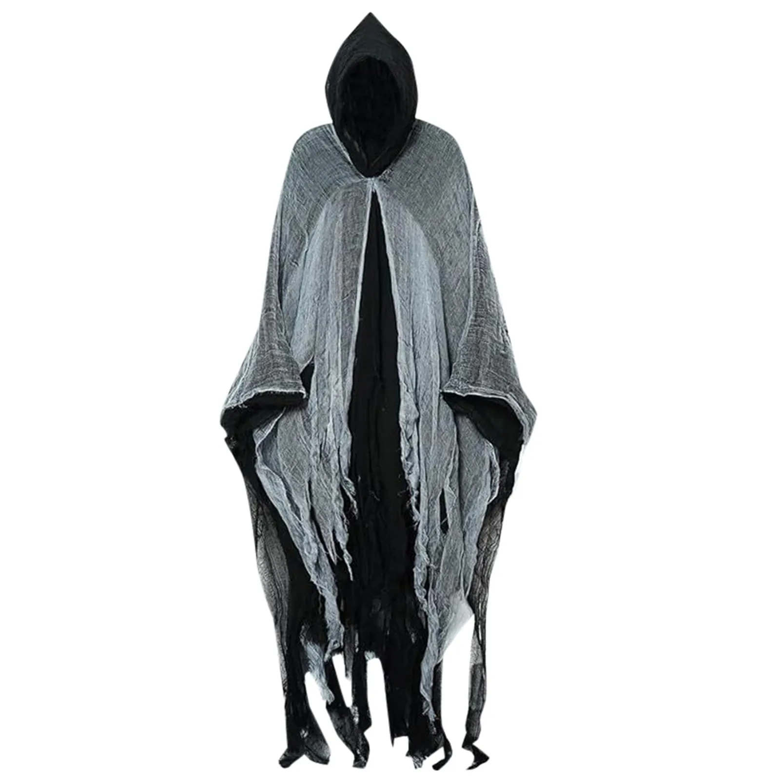 Halloween Adult Cloak Witch Cloak Grim Costume Costume Scary Prank Costume Props Sheer Cover up for Dresses Neck Scarf for Women