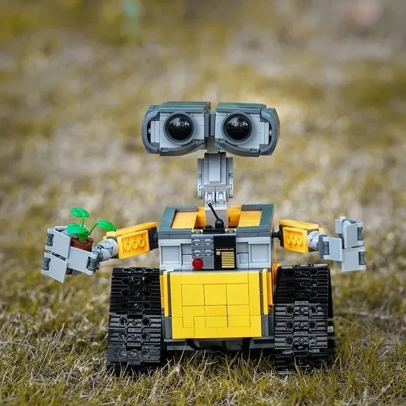 مجموعات مكعبات بناء نموذج الفيلم الكلاسيكي Wall-E متوافقة مع جزيئات Lego مناسبة لهدايا عيد الميلاد 21303 #6