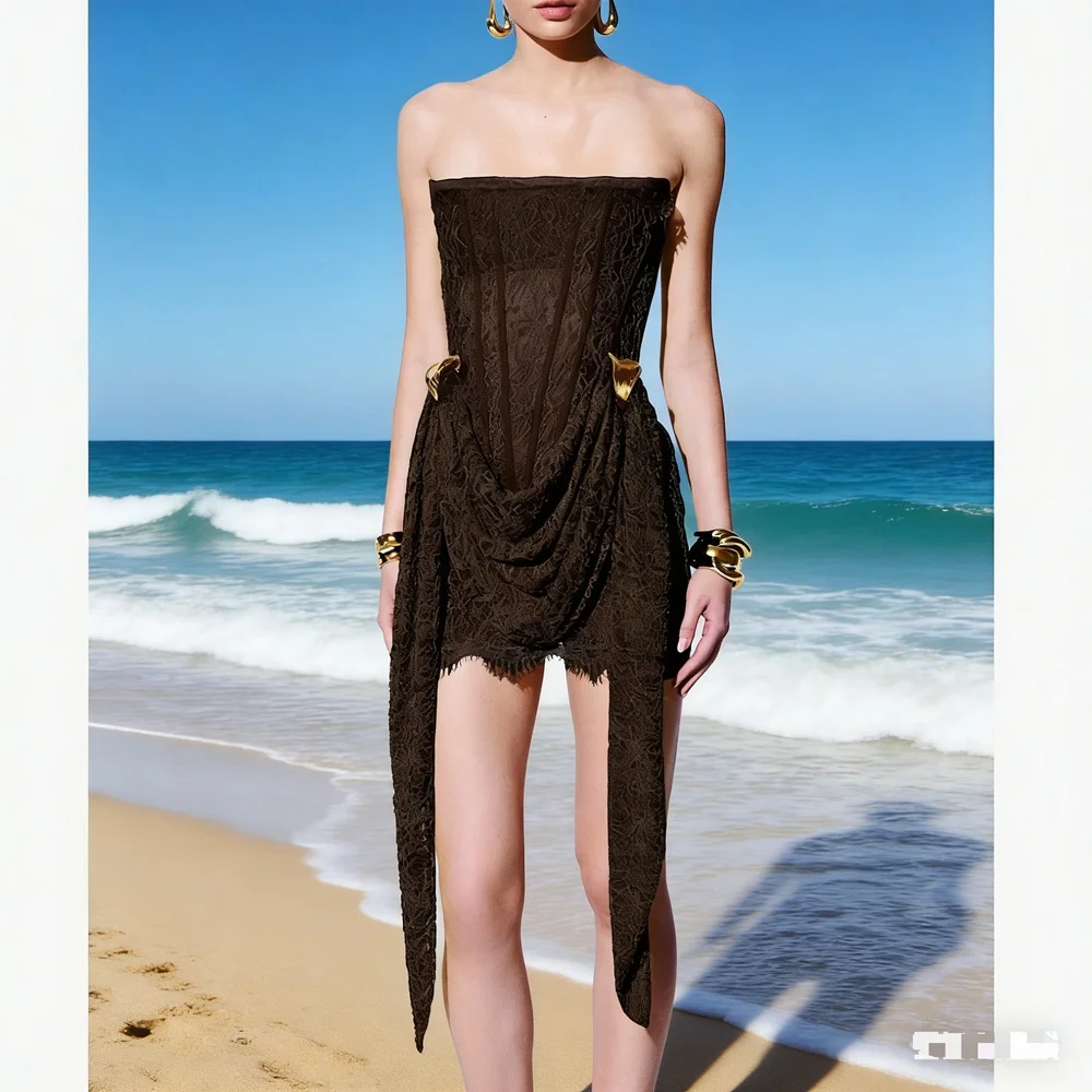 

Customized Elegant Short Cocktail Dresses for Special Events Lace Prom Party Birthday Summer Gala Woman Evening Dress 2026