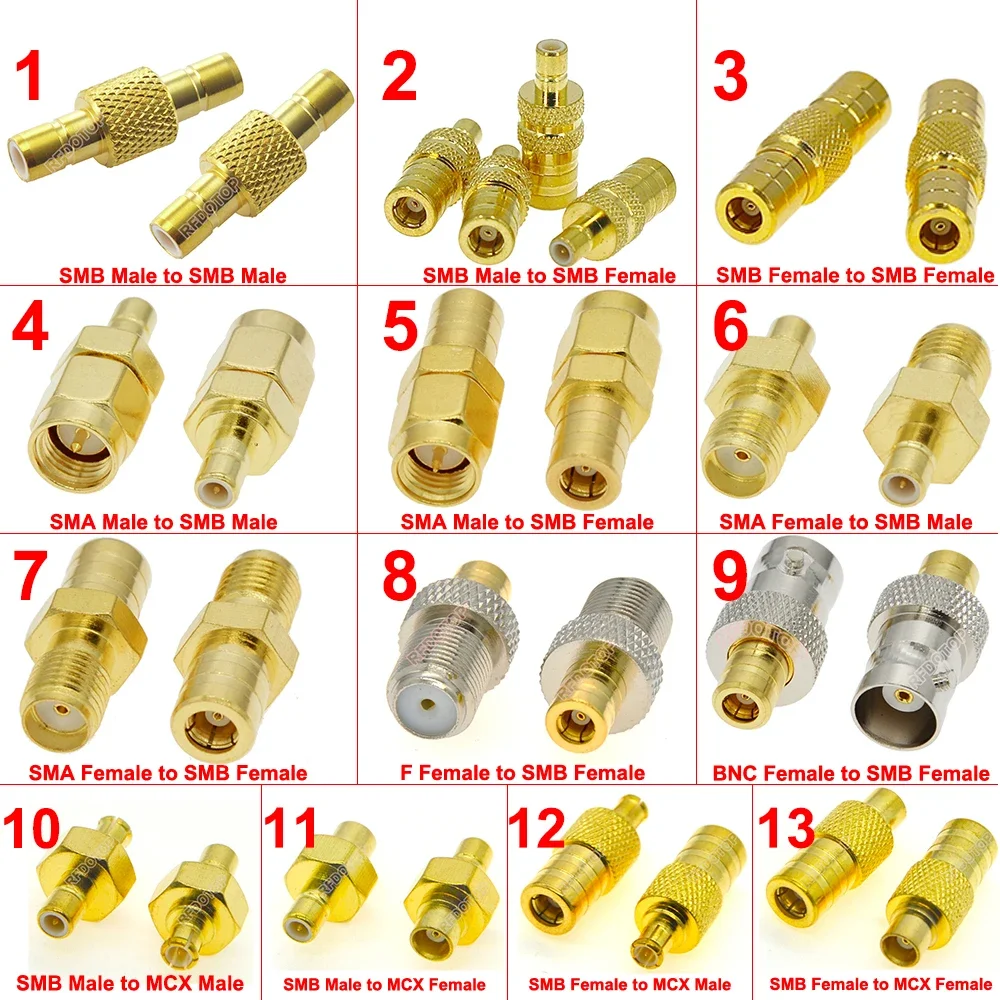 5PCS Smb To SMA/SMB… - image