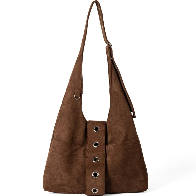 

Jonlily Women Genuine Leather Shoulder Bag Female Handbag Totes High Capacity Commuter Bag Daybag Purse Underarm Bag -KG2188