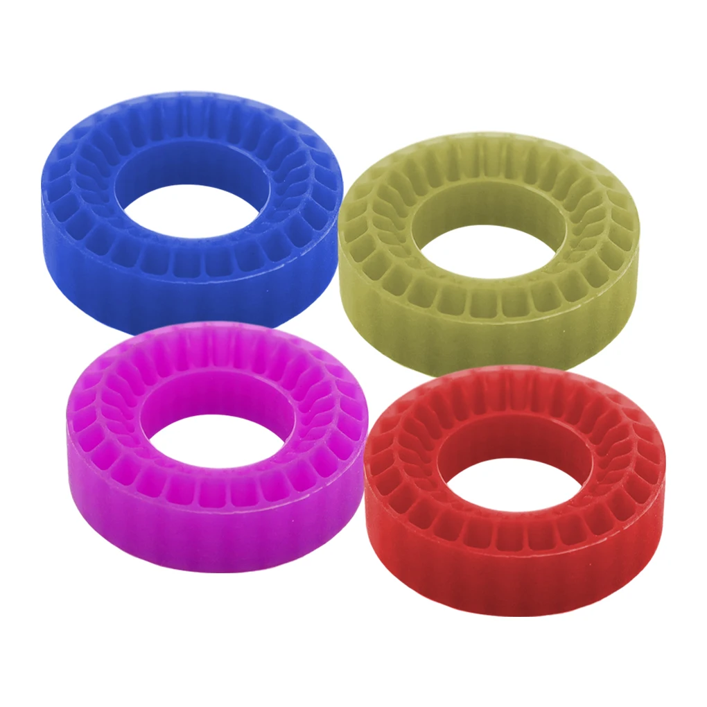 RCGOFOLLOW 4x 1.0\'\' Tires Soft Silica Gel Anti Foams Insert 55mm for 1/18 1/24 RC Crawler Car SCX24 FCX24 TRX4M Upgrade Parts