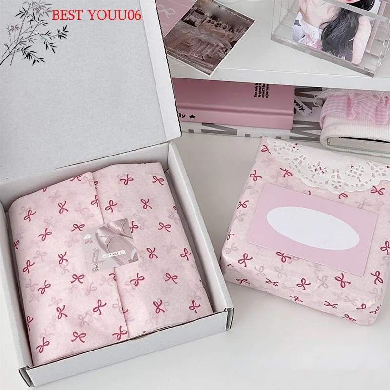 Hot 10pc Hand-Kneaded Cotton Paper Bowknot Sydney Paper Bouquet Flower Wrapping Paper Flower Wrapping Paper Cake Baking Gift