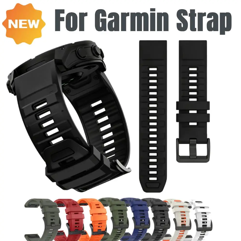 For Garmin Fenix 8 47mm 51mm Black Buckle Quick Fit Band 22mm 26mm For Fenix 7 7X 6X 6 Pro 5X 5 Plus Epix Gen 2 47/51mm Strap