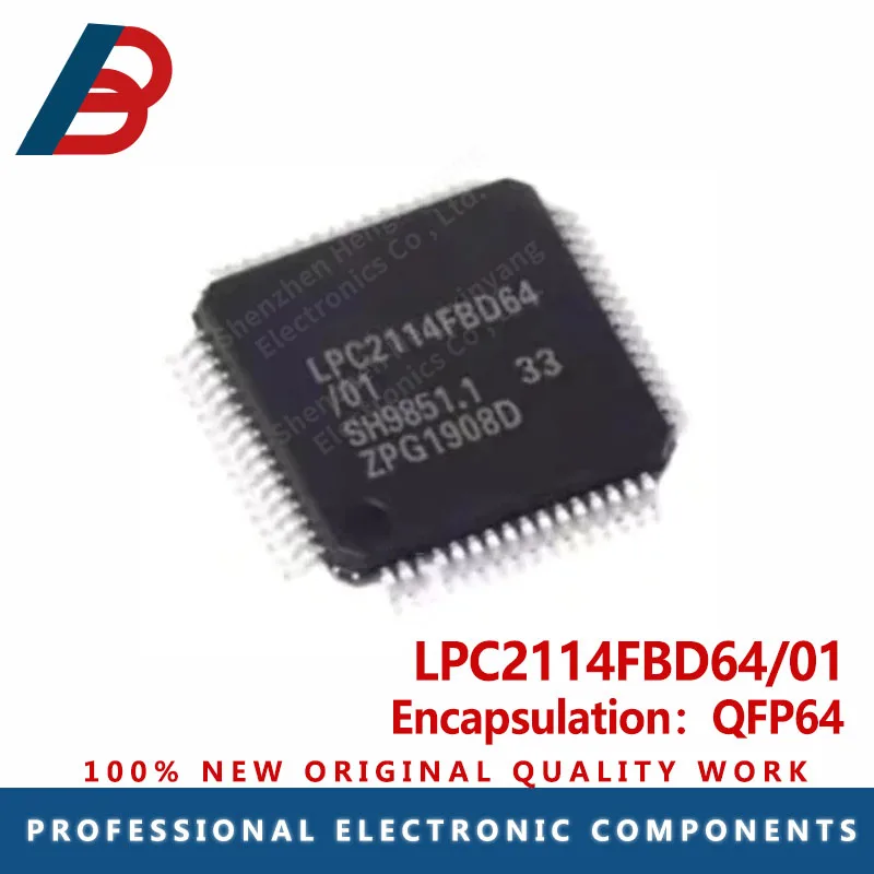 

Микроконтроллерный чип NXP LPC2114FBD64/01 QFP64 для электроники и компьютерного оборудования