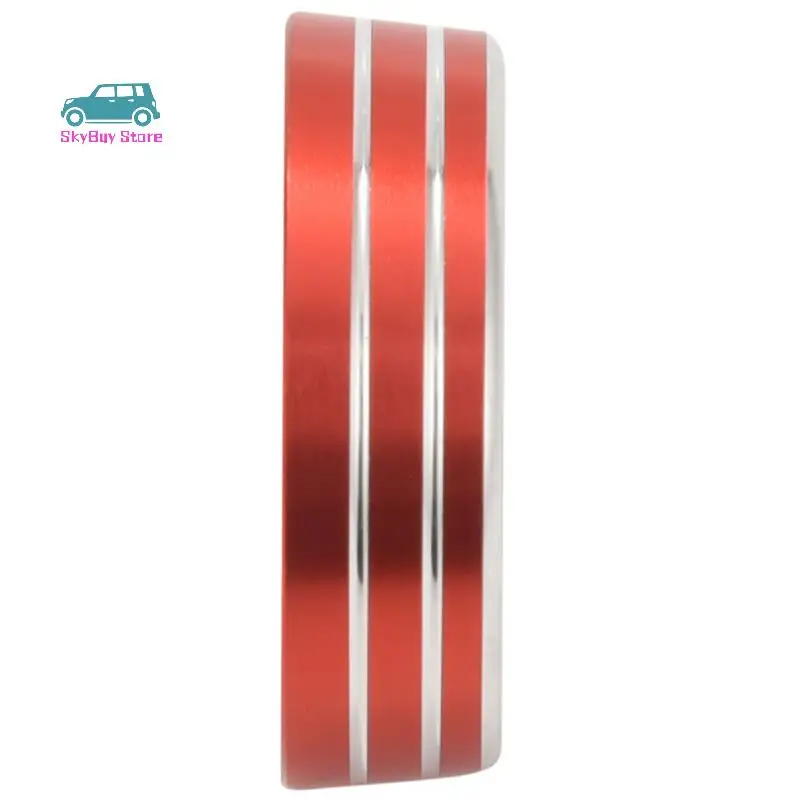 4X For 10Th Gen Honda Civic Air Condition Knob Cover, Anodized Aluminum AC Switch Temperature Climate Control Rings(Red)