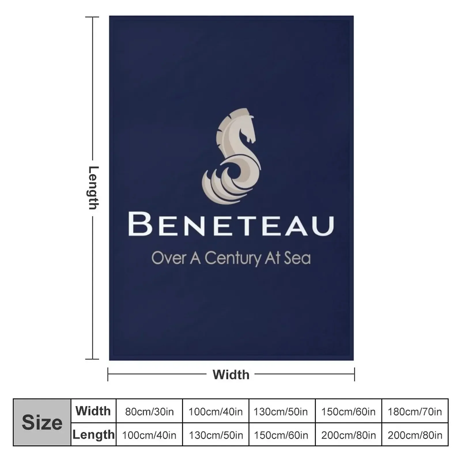 Beneteau Sailboat Sailing yacht Throw Blanket christmas gifts Loose Luxury Throw Decorative Throw Blankets