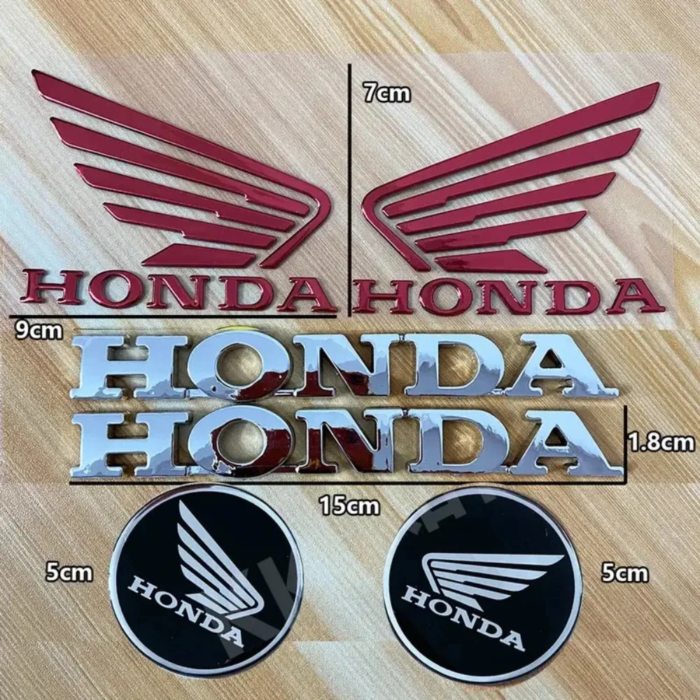 ホンダ 3D オートバイ修正されたステッカー円形ラベル電気メッキ文字防水オートバイ装飾アクセサリー Cb650r