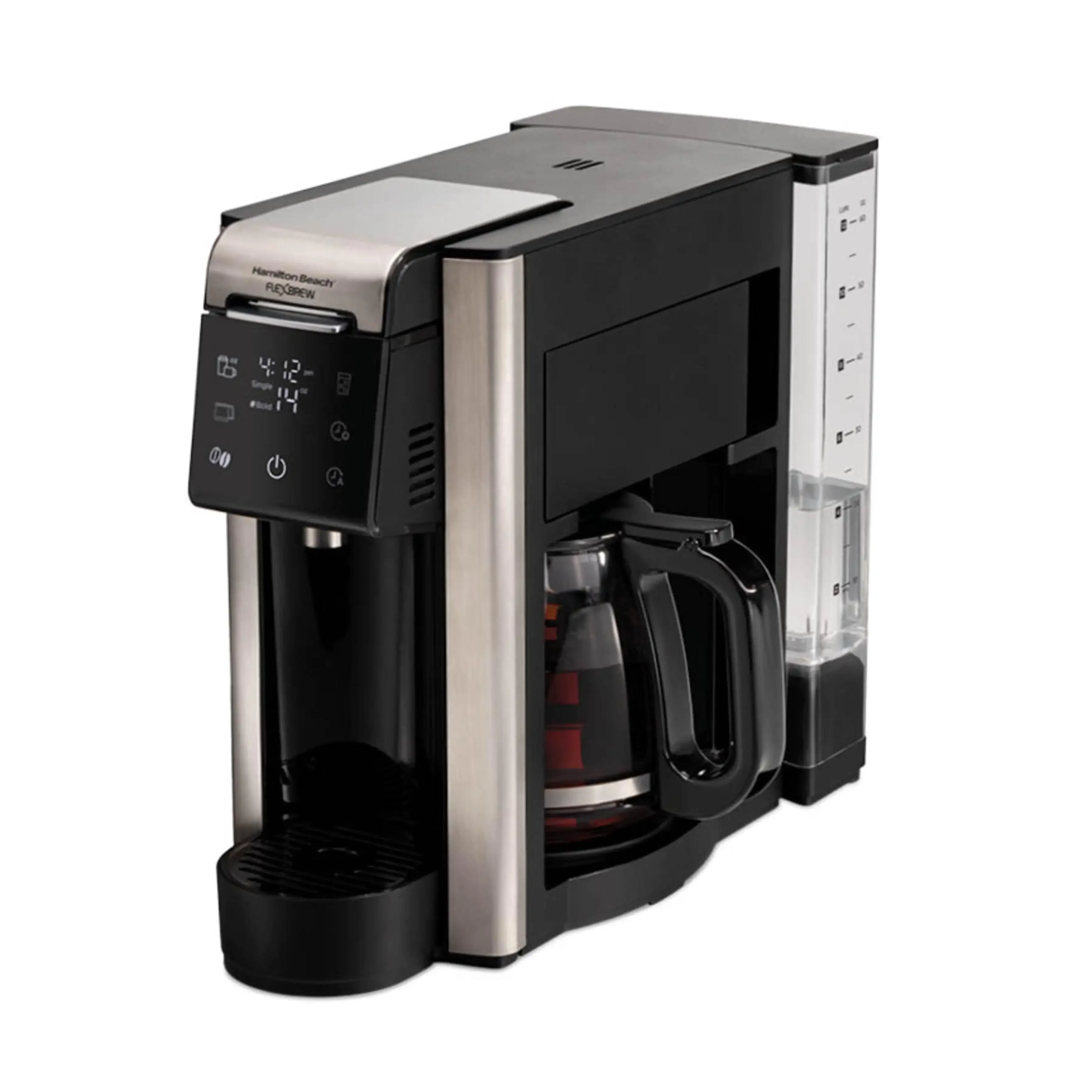 Advanced 5-in-1 Coffee Maker, Single-Serve, 12 Cup Carafe, Ice or Hot Brew