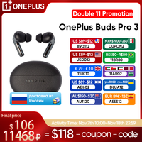 Global Version Oneplus Buds Pro 3 TWS Bluetooth Earphone 50dB Active Noise Canceling 43h Battery Life Bluetooth 5.4 IP55 AAC SBC