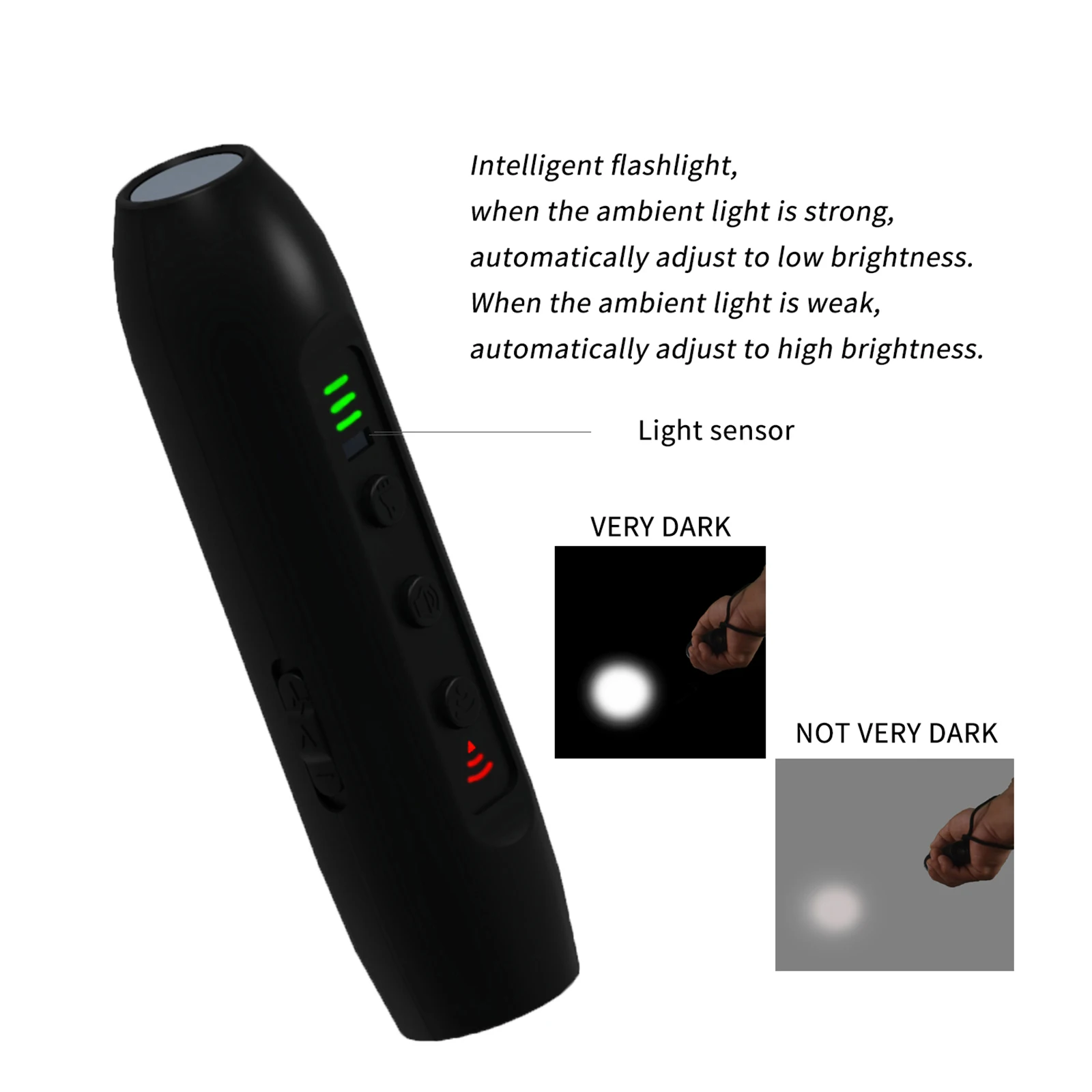 Ultraschall Haustier Hund Katze Repeller Anti Barking Stop Rinde Trainings gerät Adapter Trainer führte Ultraschall mit Taschenlampe Repellent – Detail 10