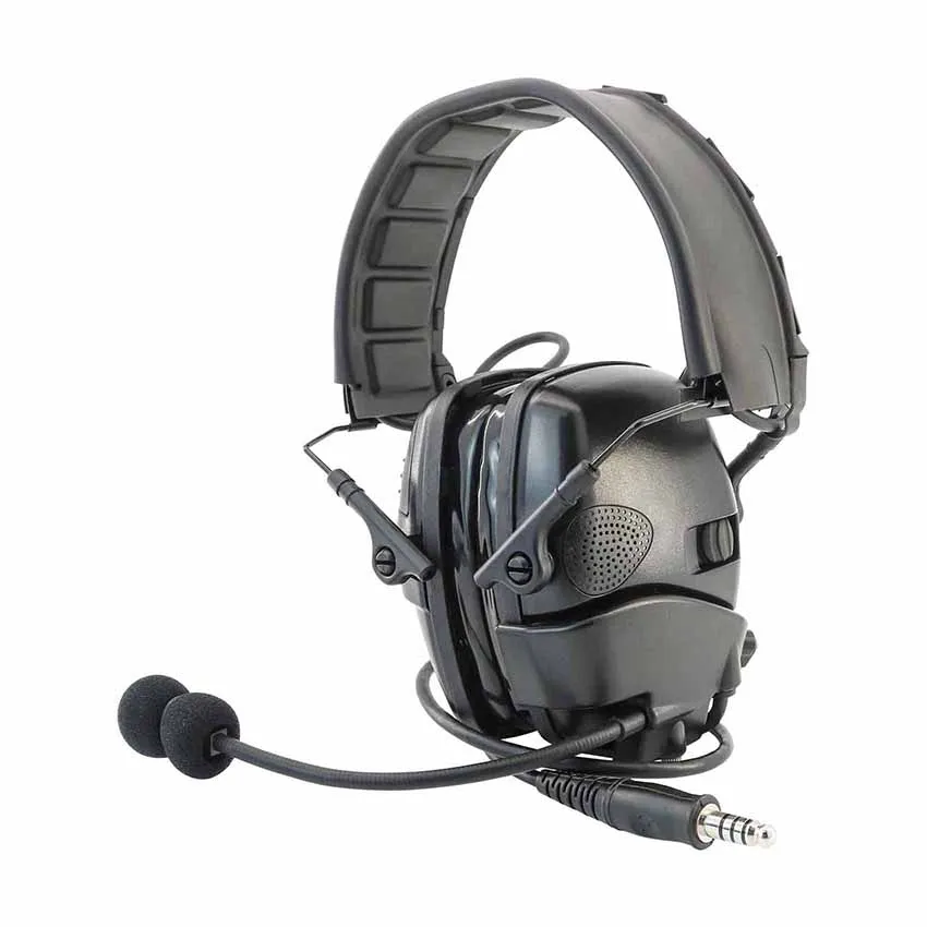 Hearing Protection Shooting Earmuffs with External Microphone NRR 23dB Active Noise Reduction Shooting Hunting Tactical Headset