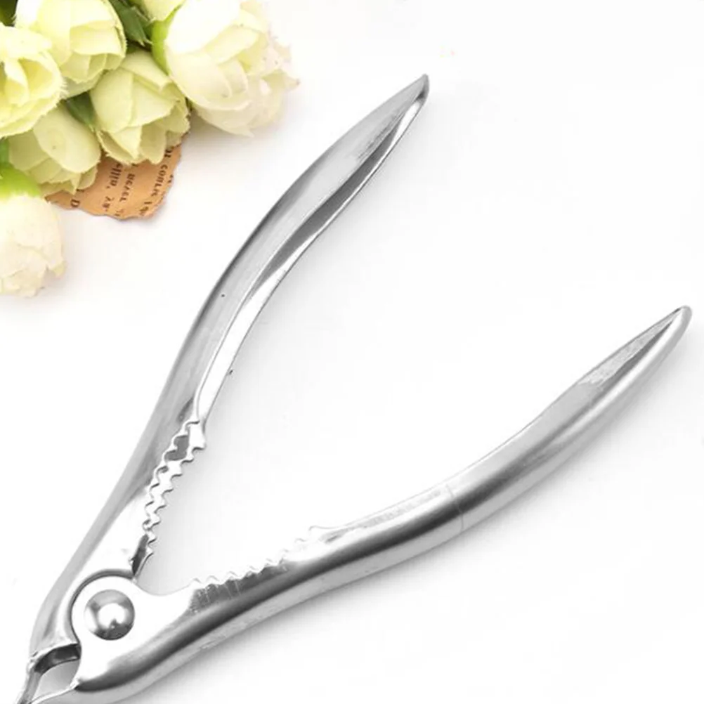 

3Pcs Clam Clamps Crab Opener Seafood Tool Set Stainless Steel Seafood Picks Nut Cracker Lobster Opener for Restaurant Hotel