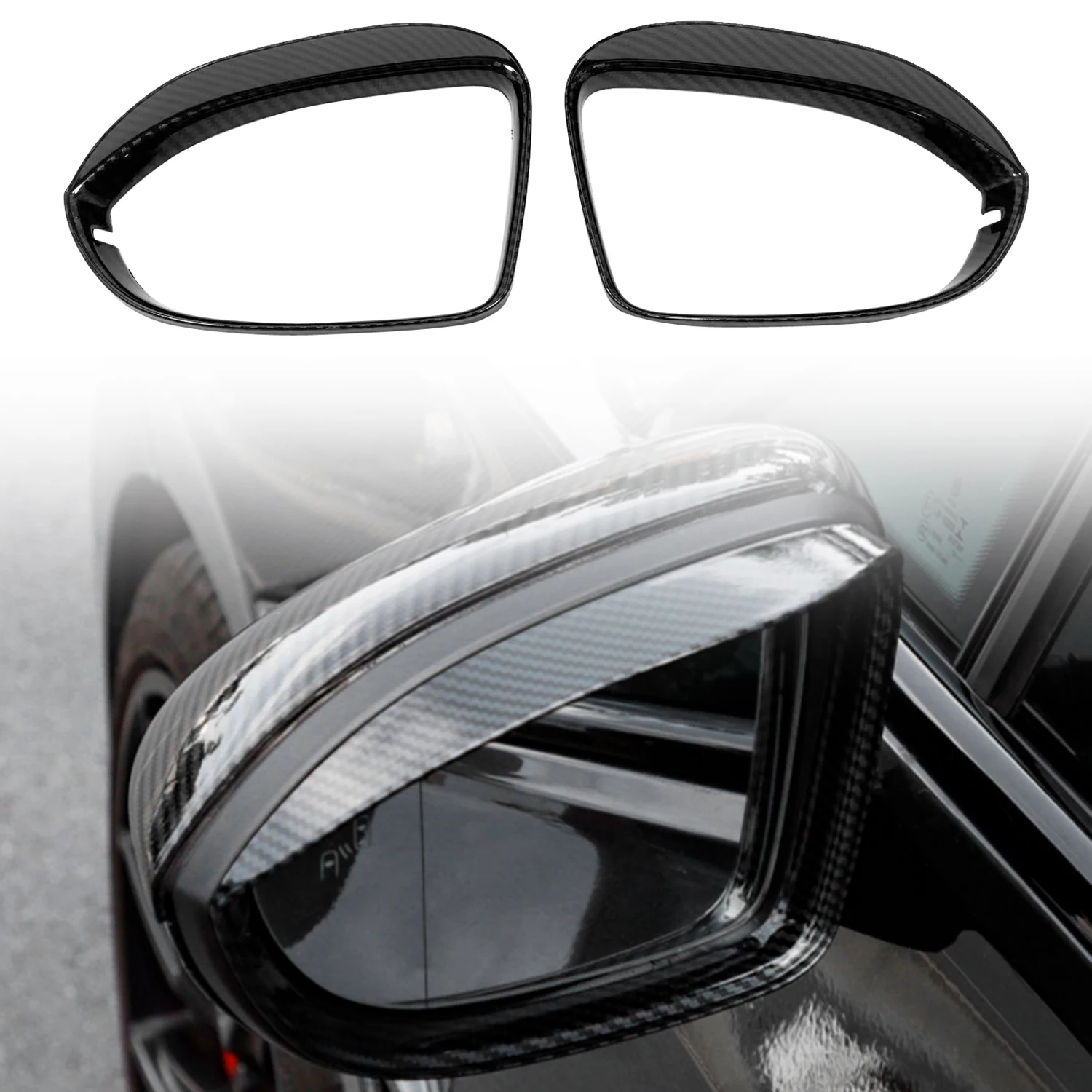 

Для VW Volkswagen Golf Mk8 2020-2025: Накладка на зеркало заднего вида из АБС-пластика, аксессуар для автомобиля