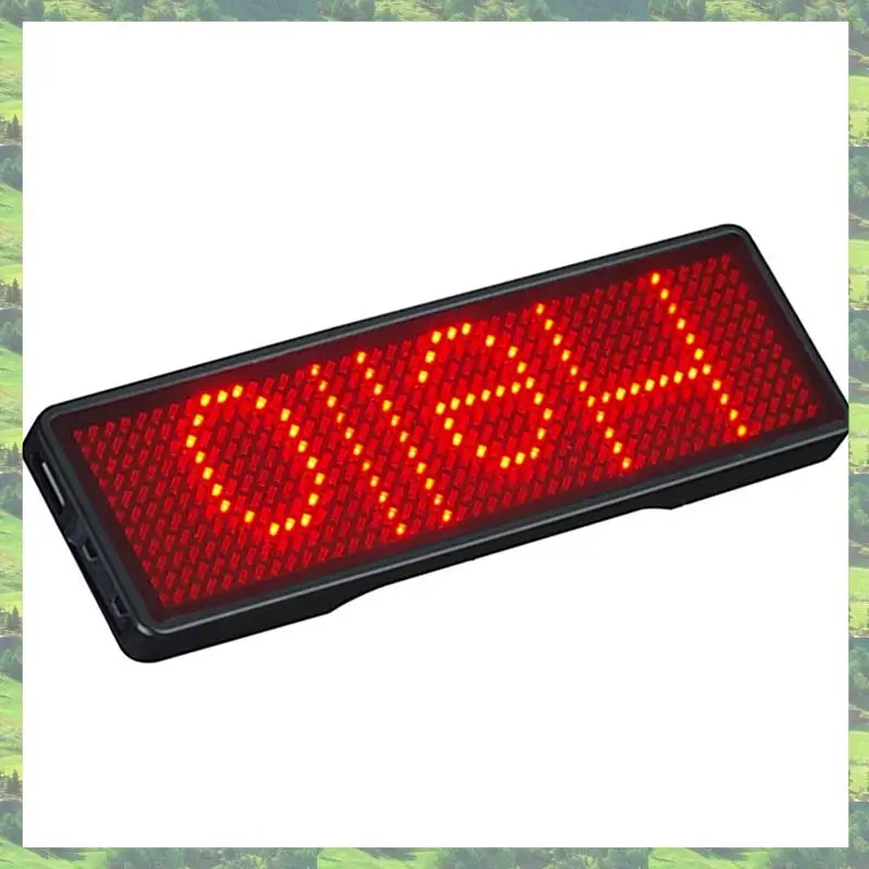 A59Z-20X Bluetooth LED Name Badge Rechargeable Light Sign DIY Programmable Scrolling Message Board Display LED,Type 2