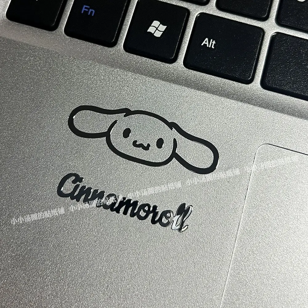 전기도금 만화 금속 스티커 산리오 헬로키티 DIY 휴대폰 케이스 스티커 방수 전기도금 스티커 생일 선물