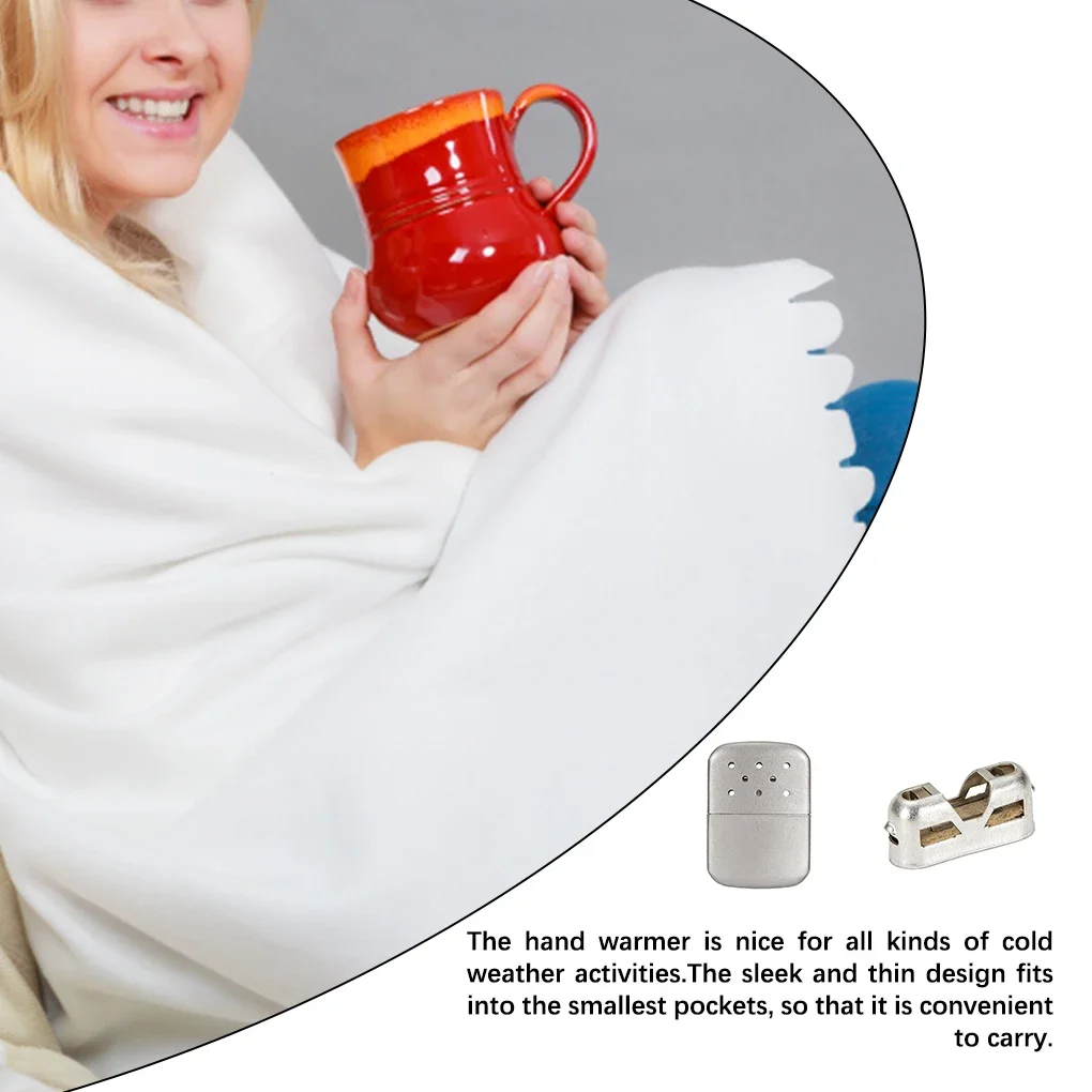 ハンドウォーマーポータブル燃料再利用可能なヒーターポケットハンディハンズアウトドア用品加熱パッドドットミニ釣り