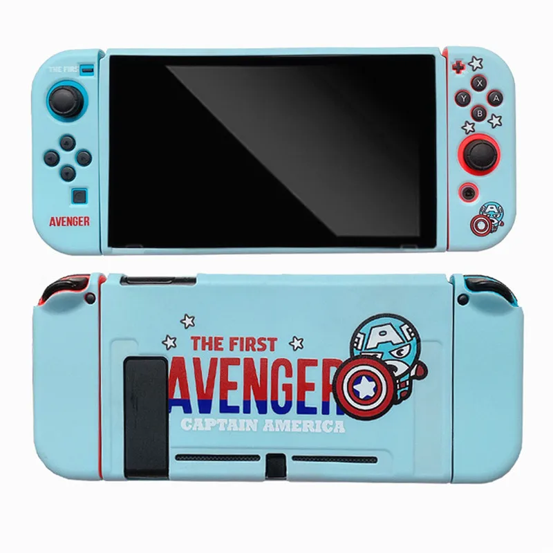 Disney สำหรับสวิทช์กรณีป้องกันแยกกล่องสำหรับอุปกรณ์ Nintendo Switch NS คอนโซล TPU Fundas