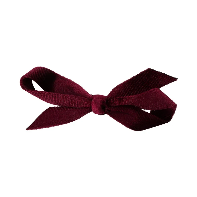 Vintage Velvet Bow Hairpin Winter Hair Clips for Women Girls Elegant Exquisite Barrettes Bangs Clip Fashion Hair Accessories New