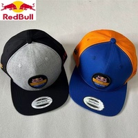 2025 New Red Bull Racing Hat Men's and Women's Embroidered Sunscreen Sunshade Hat Fashion Flat brimmed Baseball Hat