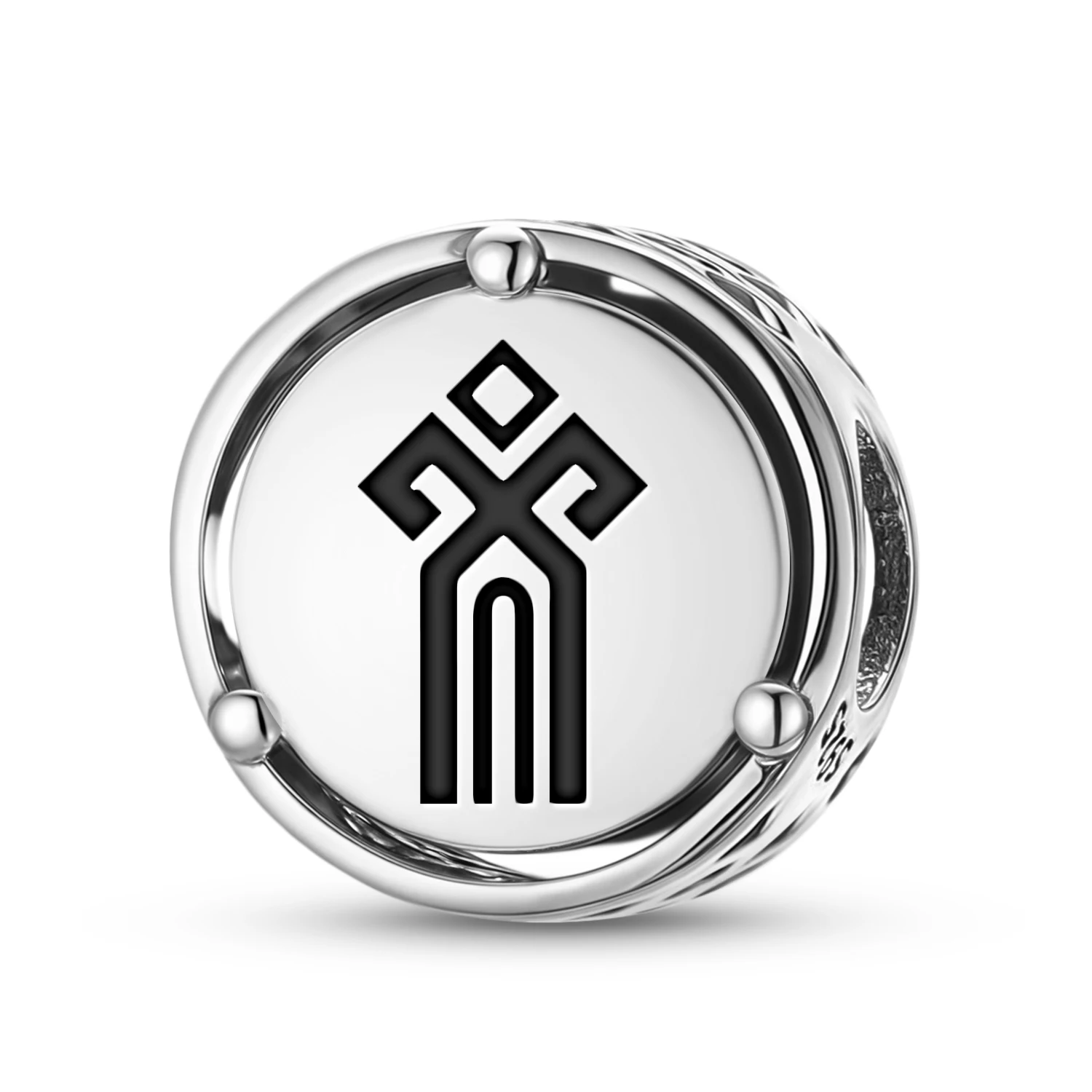 

Slavic Chur 925 Sterling Silver Symbol Charm Fit Original Bracelet Diy Jewelry Accessories Family Bead