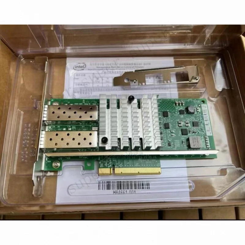 S+    X520-DA2 intel 82599ES chip dual-port Gigabit fiber network card PCIE x8