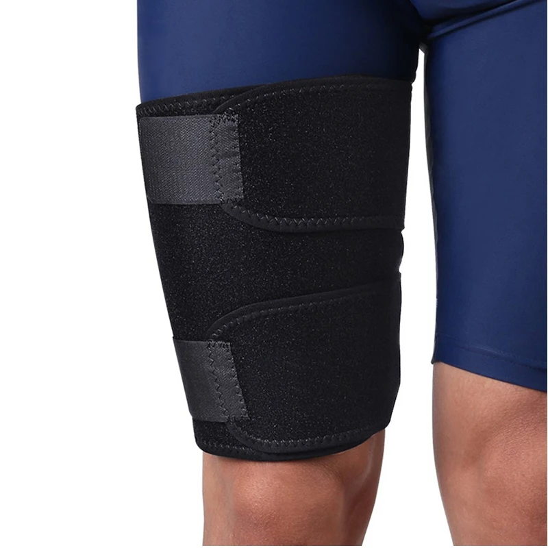 1Pcs Thigh Brace Hamstring Wrap Compression Sleeve Trimmer，For Pulled Hamstring Muscle,Tendinitis Injury,Sports Injury Recovery