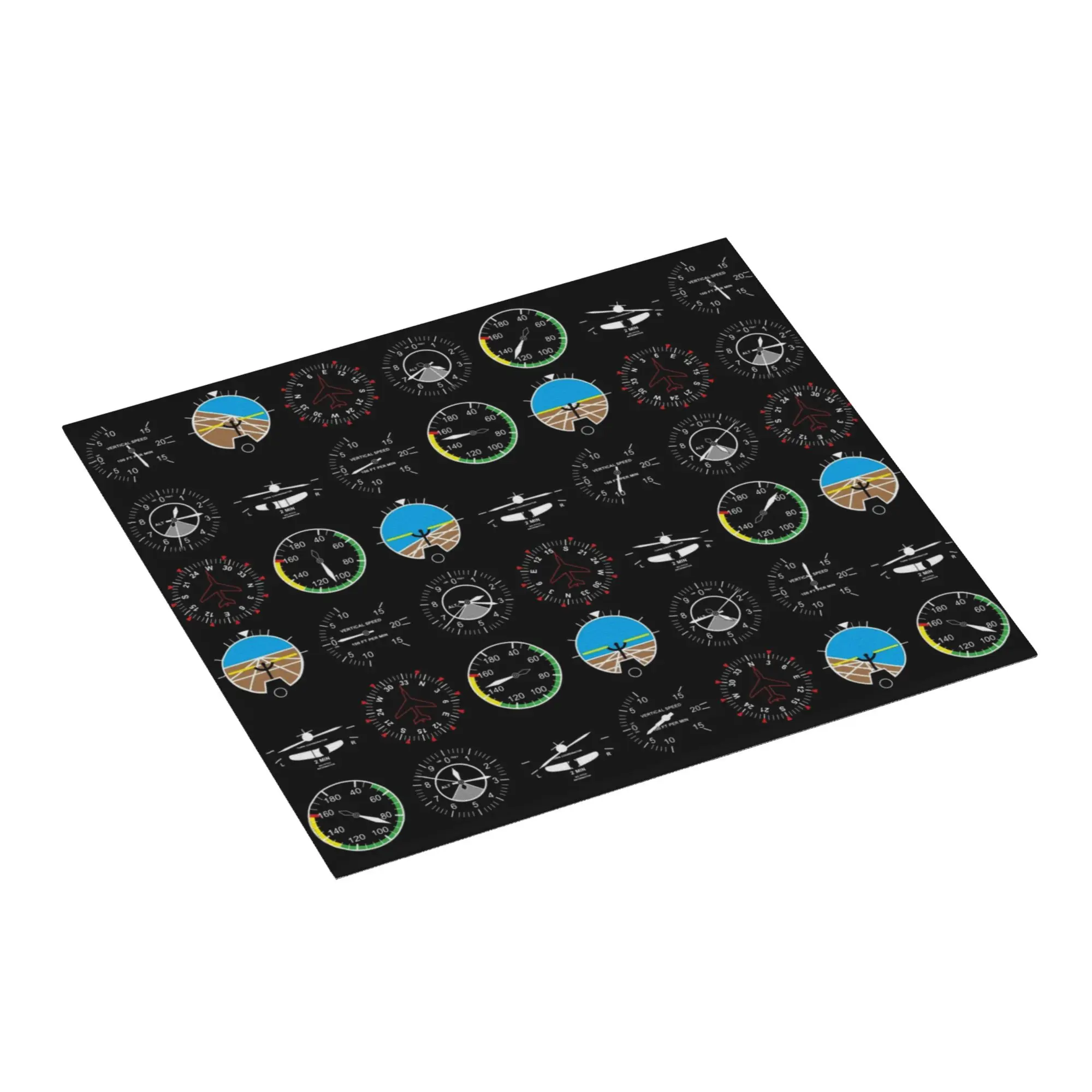Aviation Airplane Flight Instruments Drying Mat For Kitchen Waterproof Aircraft Pilot Aviator Plane Countertop Protector Mat