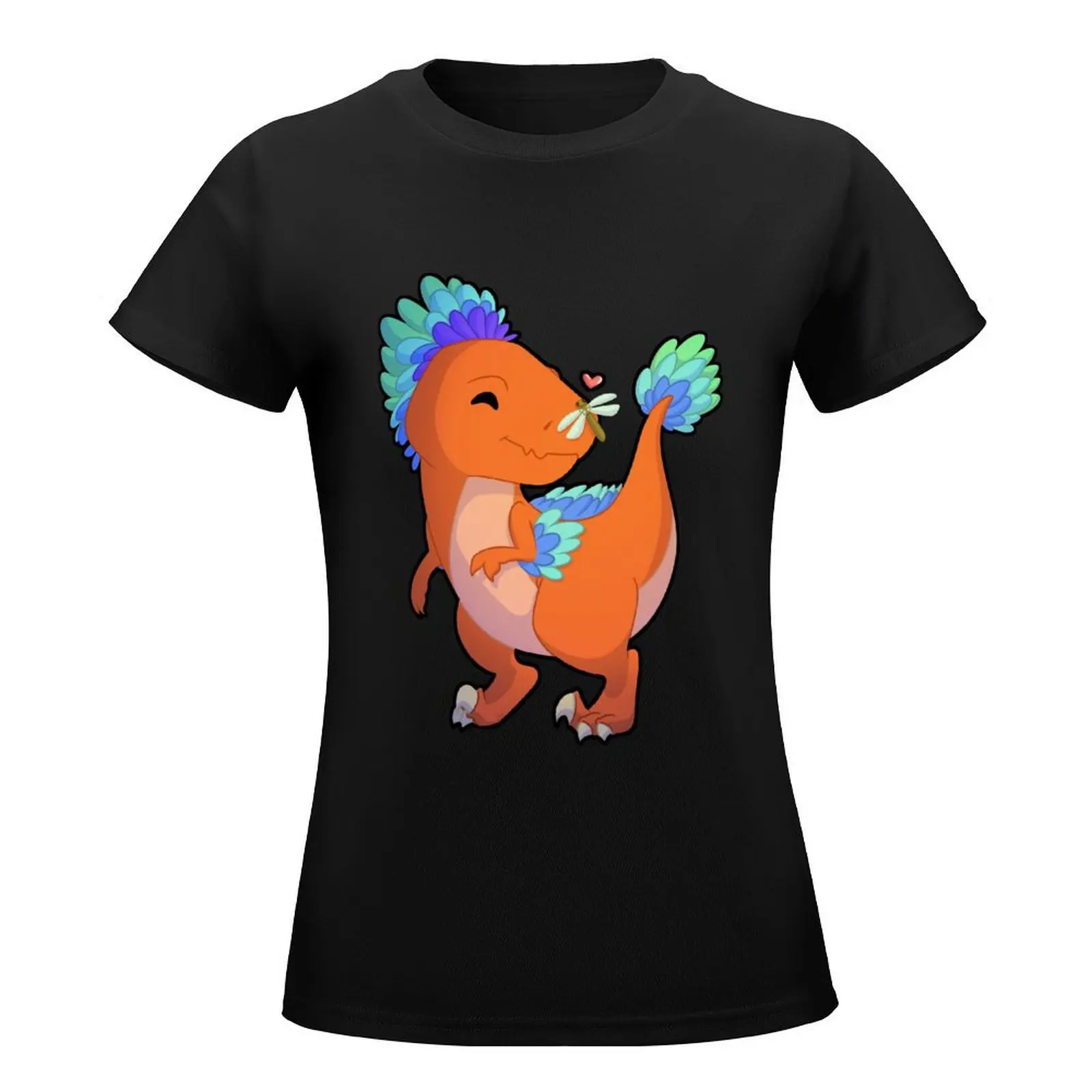 Prehistoric Pals T-Shirt lady clothes female Women's cotton t-shirt