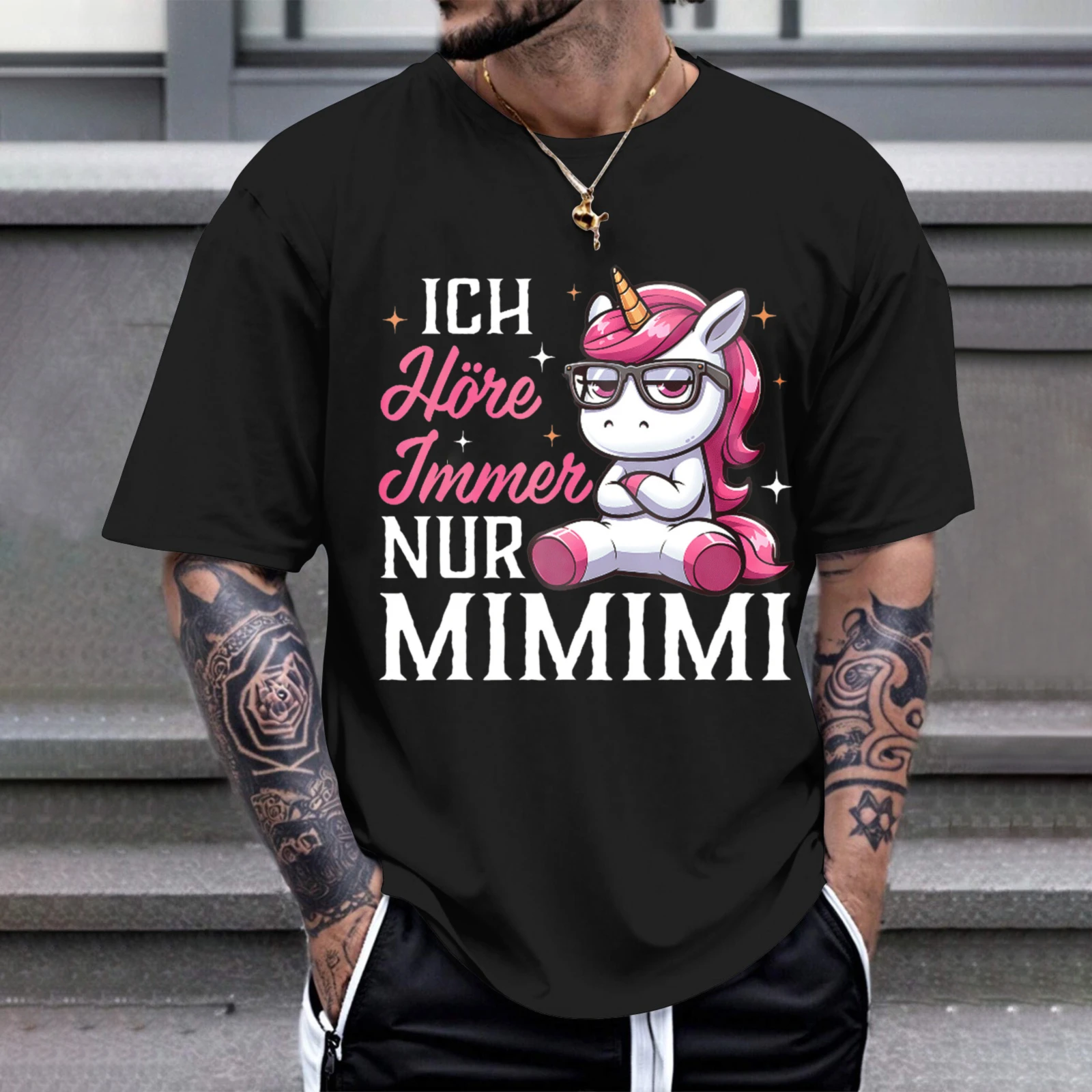 Herren-T-Shirt „I Only Always Hear Whining“, perfekt für Freizeitkleidung, Partys und Karnevalsoutfits
