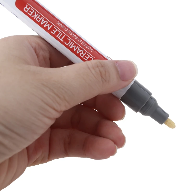 Tegelverf Marker Licht Roomwit/Wit Tegelverf Marker Tegelvoegen Pen Waterdichte Tegelvoegen Kleurstof Sealer Pen