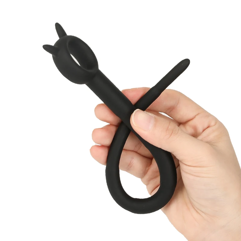 3 Size Smooth Silicone Urethral Dilator Horse Eye Stick Penis Rod Male Masturbation Blockage Stimulator Catheter Sex Toy for Men