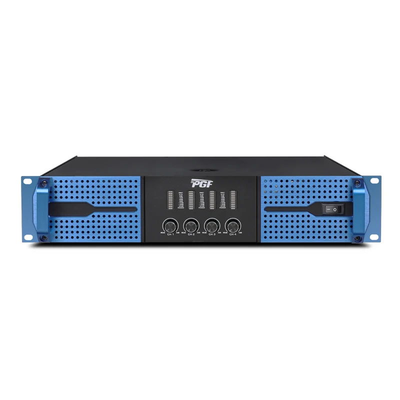 1200W 4 Channel 8ohm Class H Powerful Amplifiers Factory OEM Speaker Receivers Outdoor Professional Power Amplifier