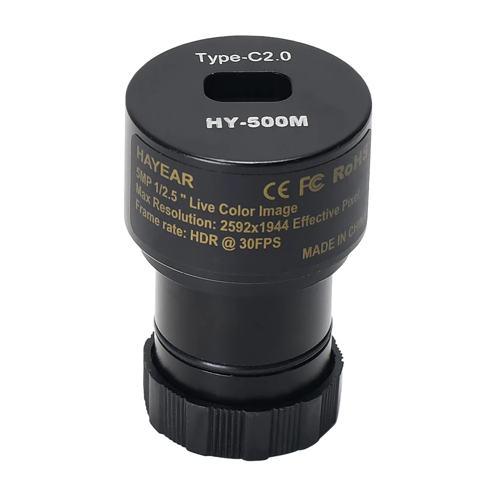 كاميرا عدسة رقمية إلكترونية 5MP 2K FHD IMX CMOS Type-C كاميرا مجهر USB لتلسكوب اللحام البيولوجي
