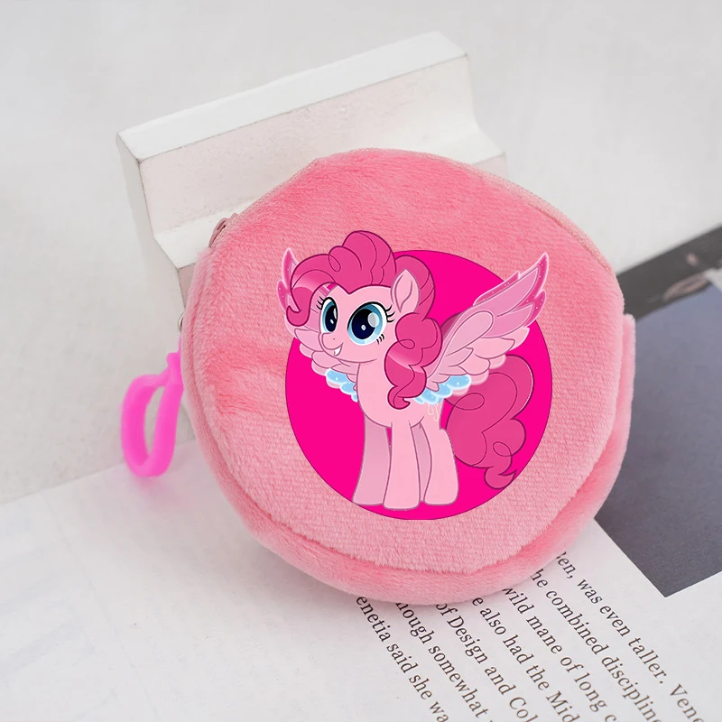 Мини-кошелек My Little Ponys, брелок для ключей, детский милый кошелек с единорогом, детская школьная дорожная сумка для денег, подвеска, сумка для наушников, подарок